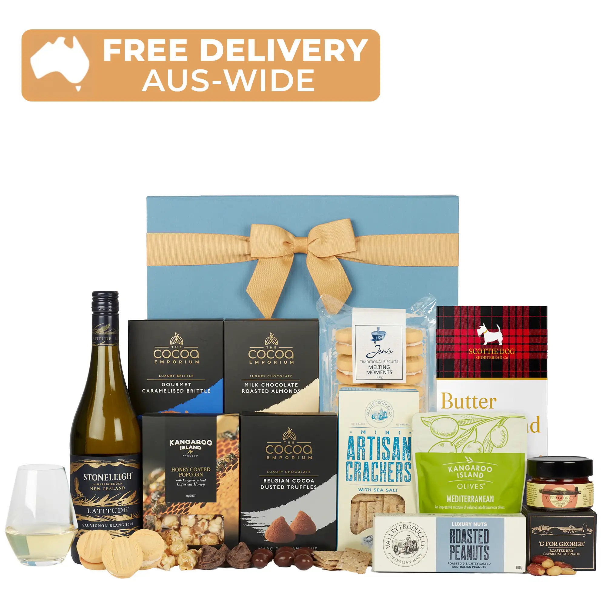 Luxury Finest with White Wine Hamper