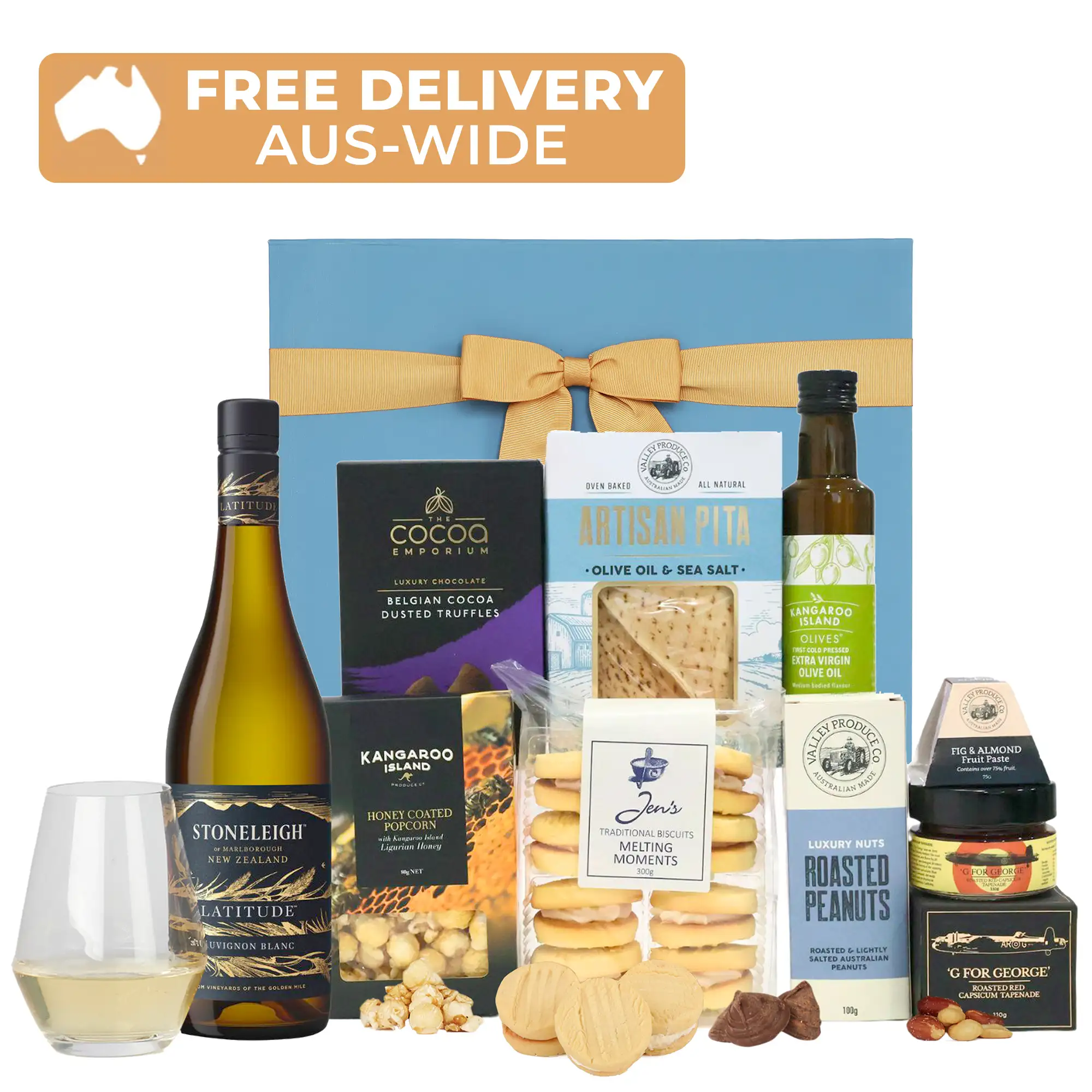 White Wine & Gourmet Selection Hamper