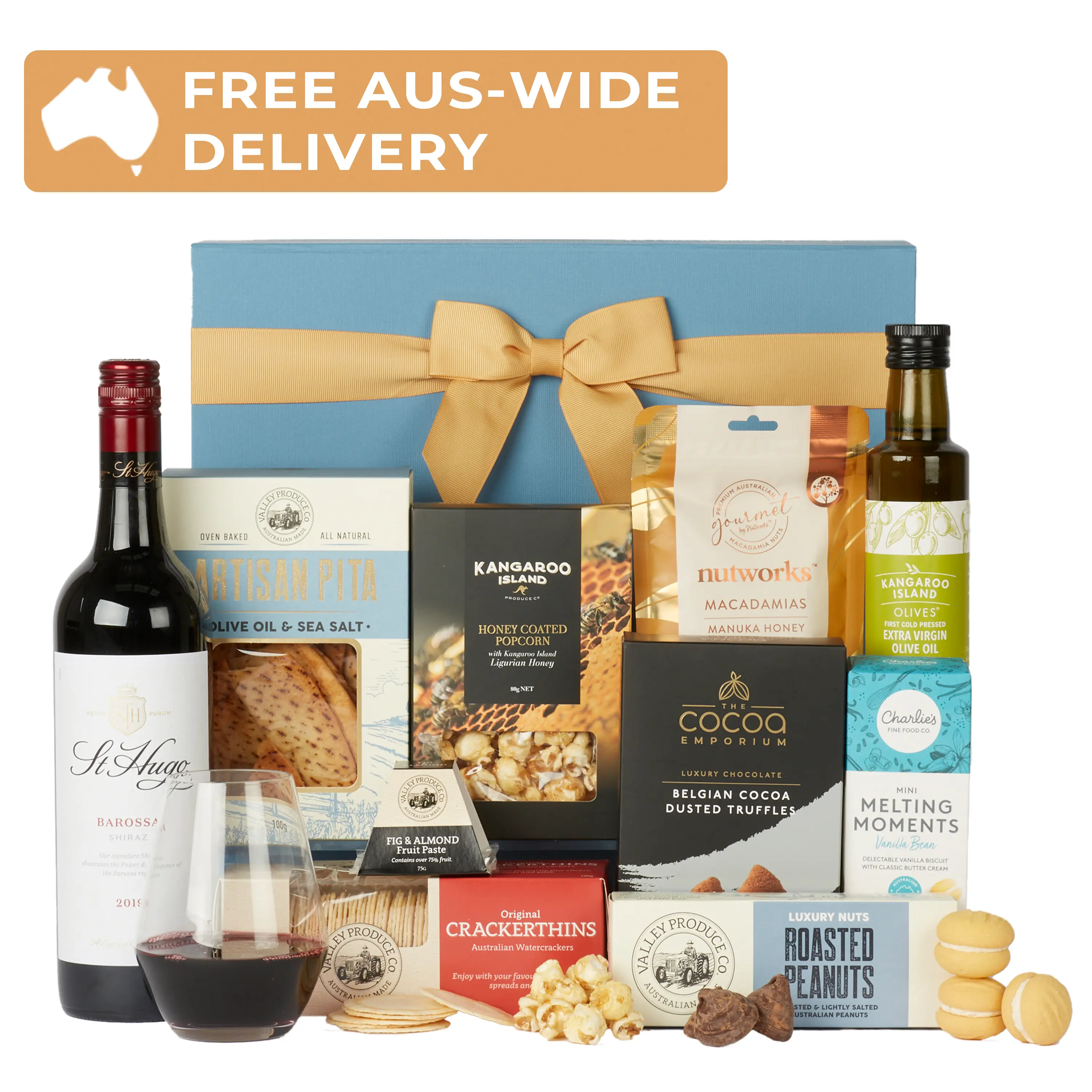 St Hugo Shiraz & Gourmet Selection Hamper
