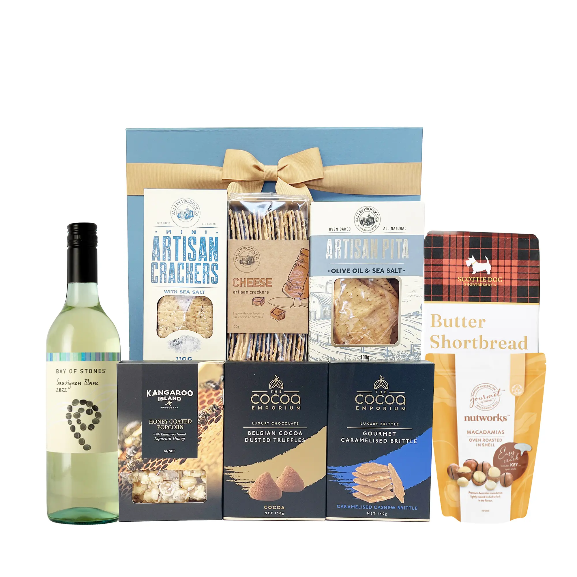 White Wine & Nibbles Hamper
