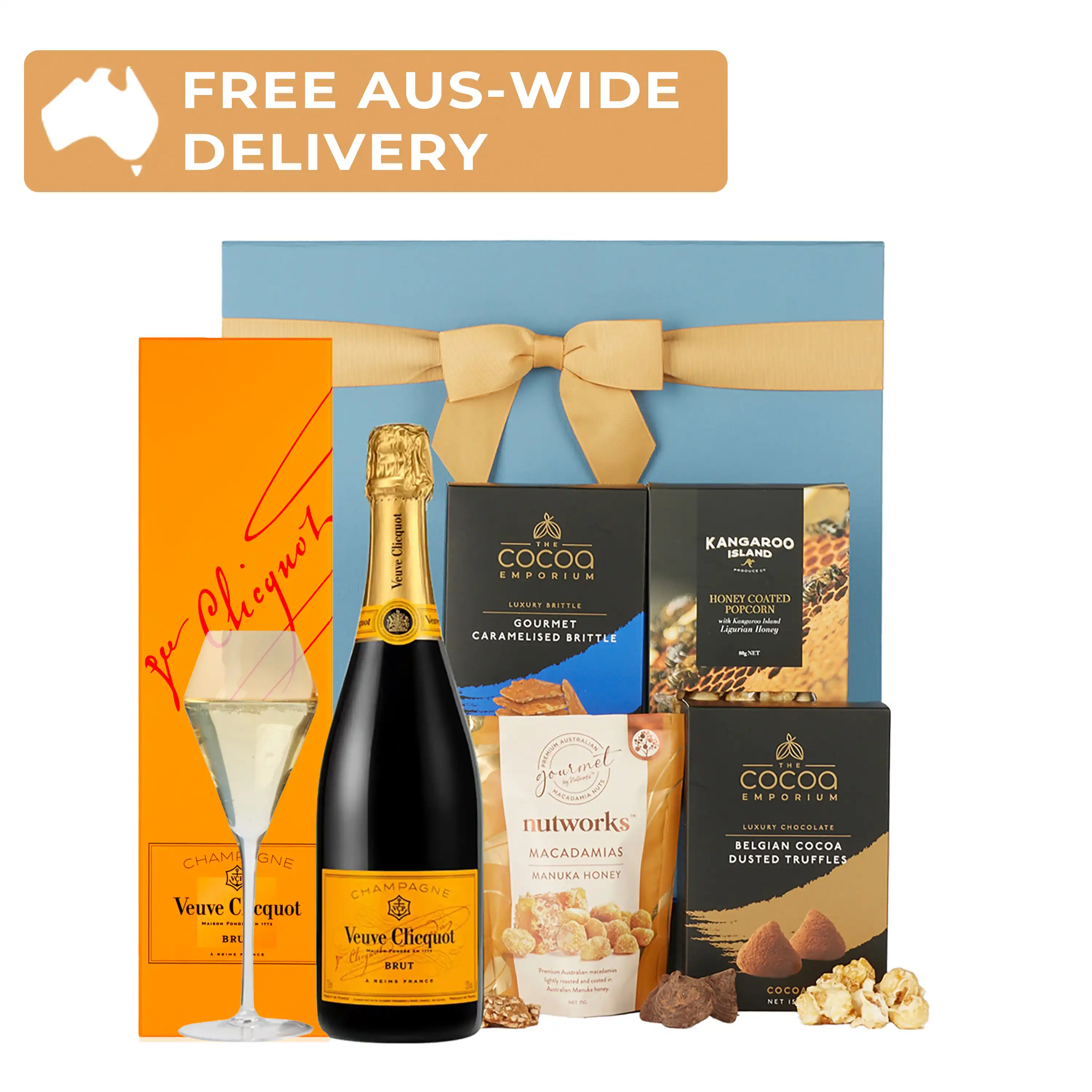 Gourmet Goodies With Veuve Clicquot Champagne Hamper