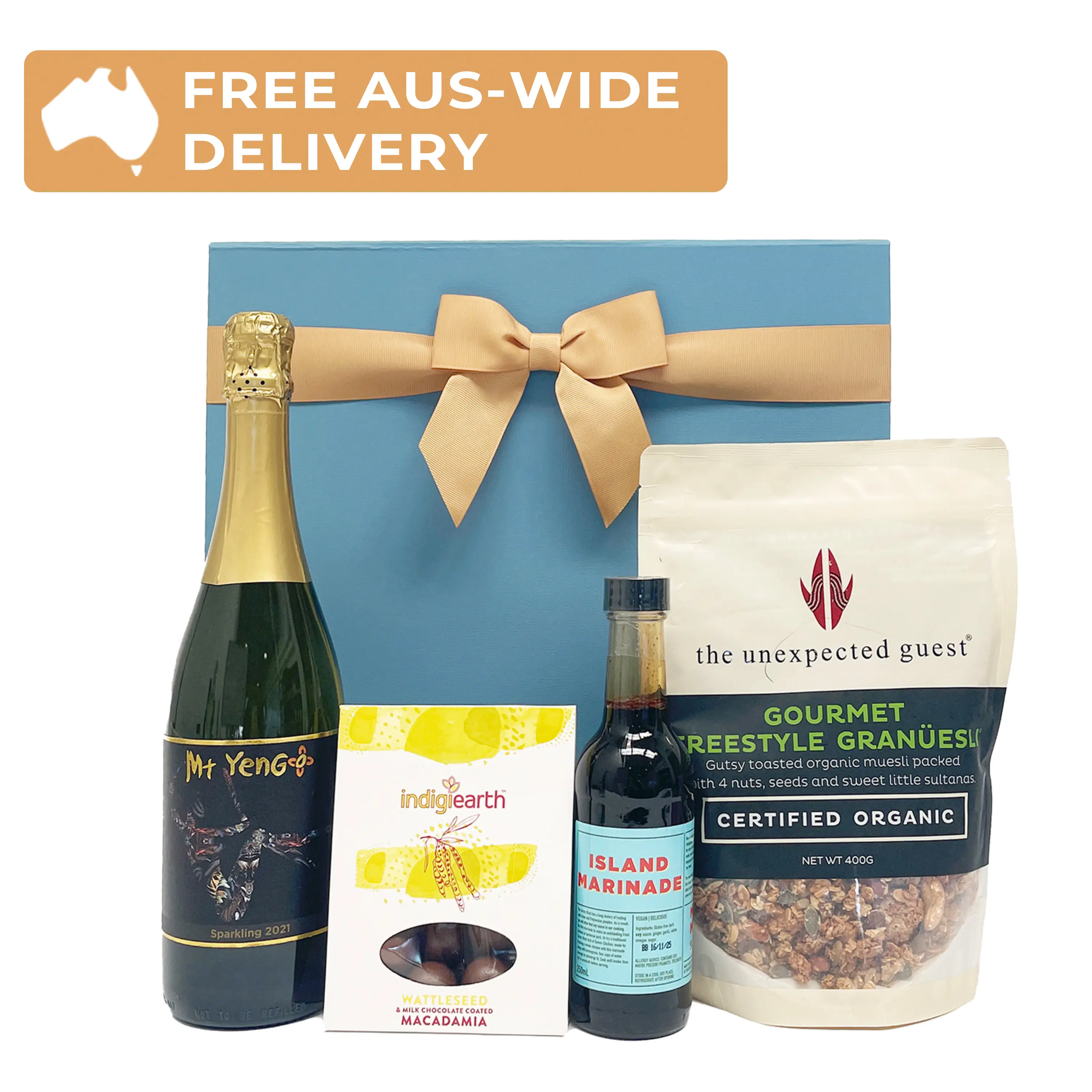 Tastes of Country Indigenous Hamper with Mt Yengo Sparkling
