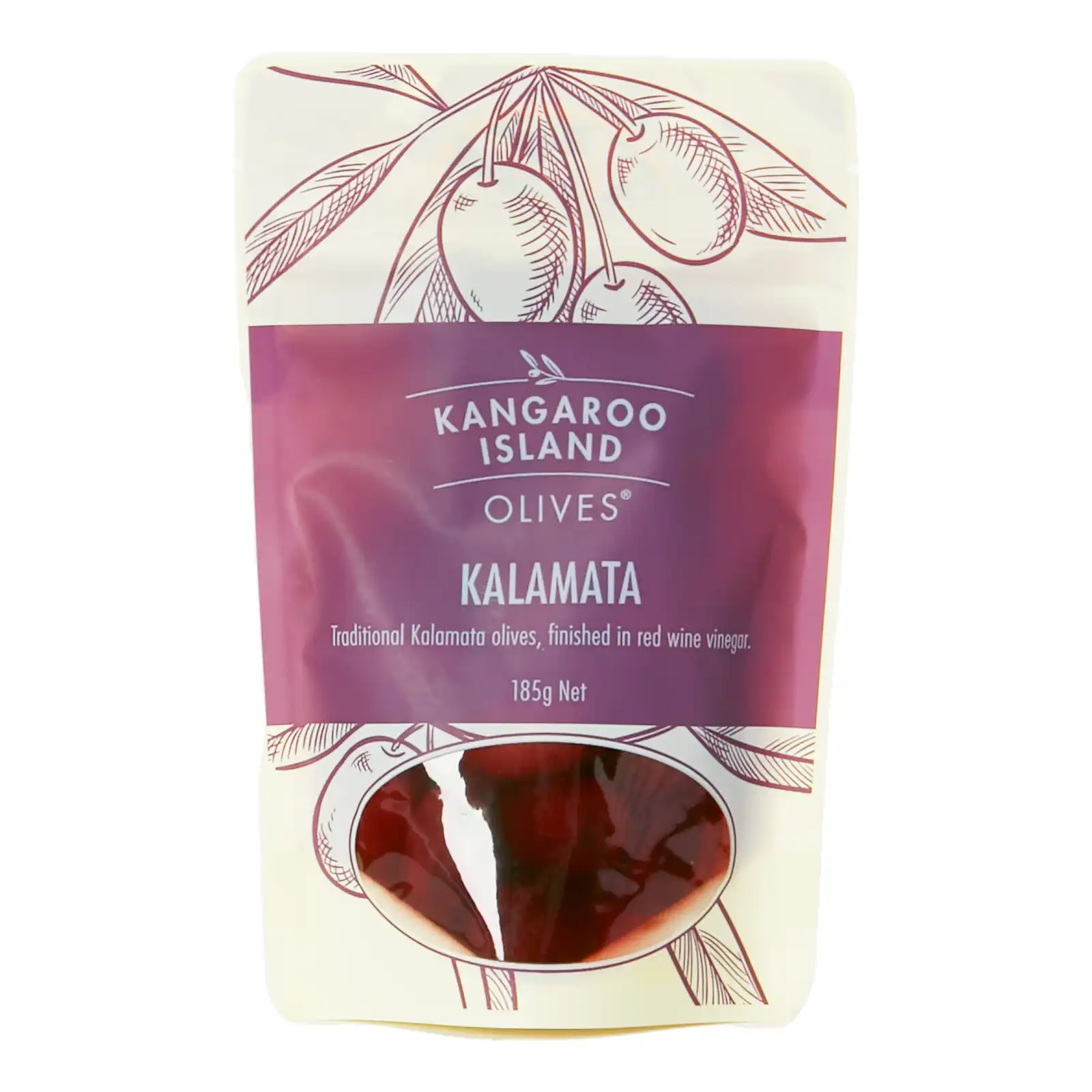 Kangaroo Island Olives - Kalamata Olives 185g