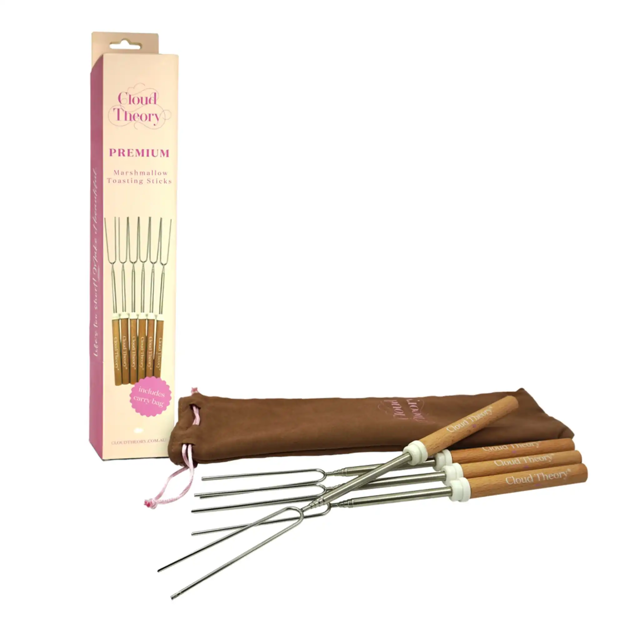 Cloud Theory Marshmallow Toasting Sticks - 6 Pcs Set  (225g)