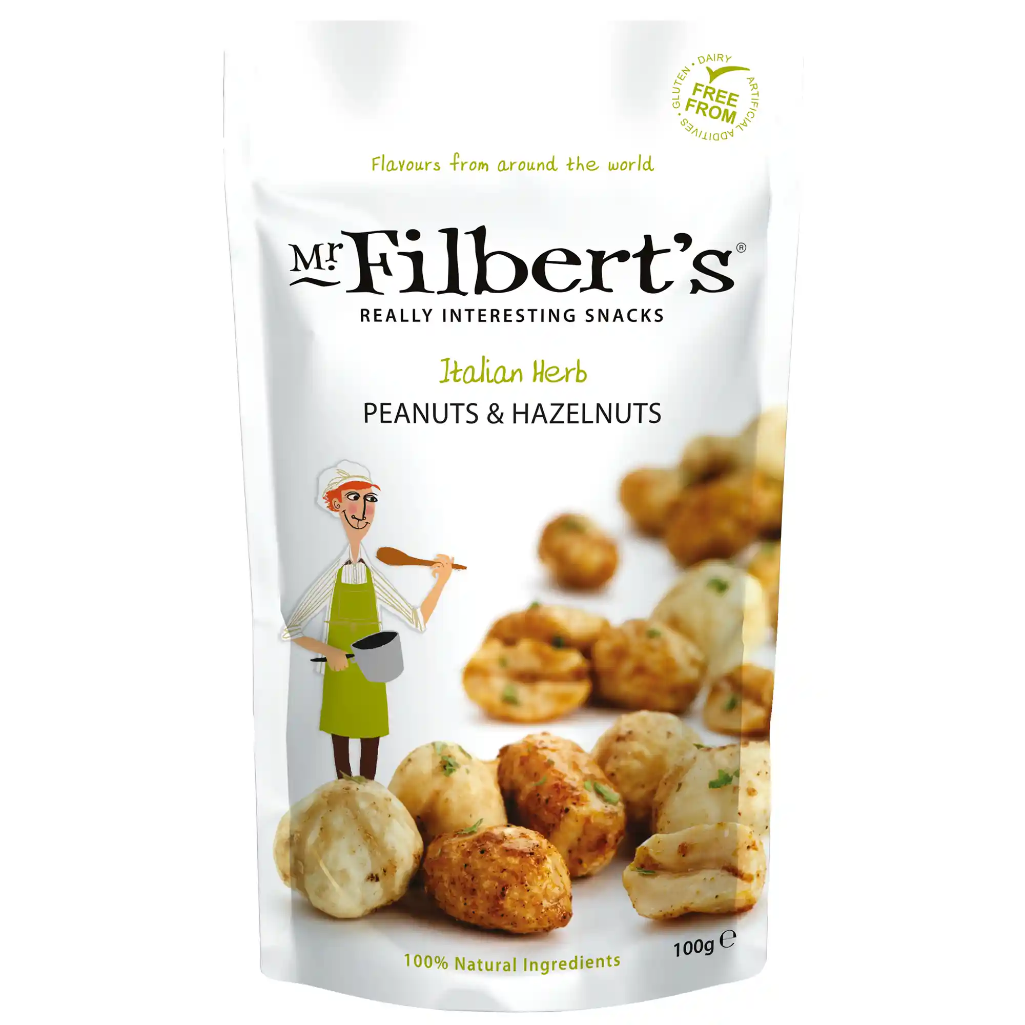 Mr Filbert's Italian Herb Peanuts & Hazels (100g)