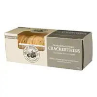 VPC Crackerthins Gluten Free Black Pepper 100g