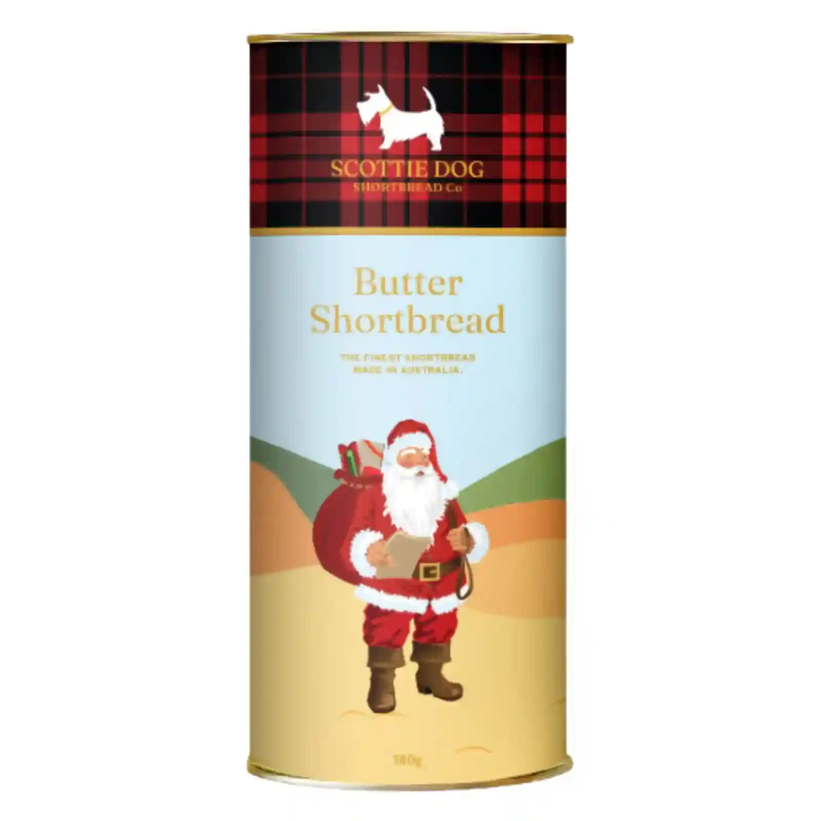 Scottie Dog Shortbread Co Tube - Christmas (180g)
