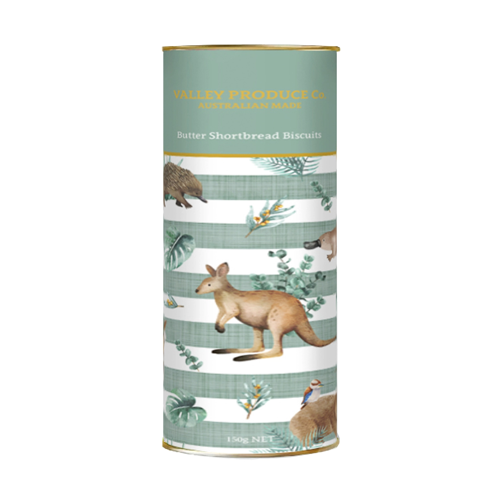 VPC Butter Shortbread Tube - Australian Animals (Green) (180g)