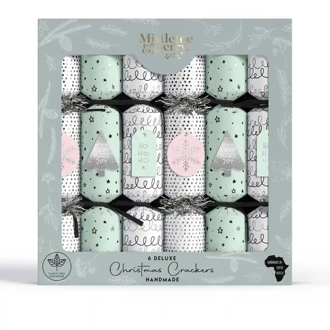 Mistletoe & Merry Deluxe - Fun & Playful Patterns Crackers