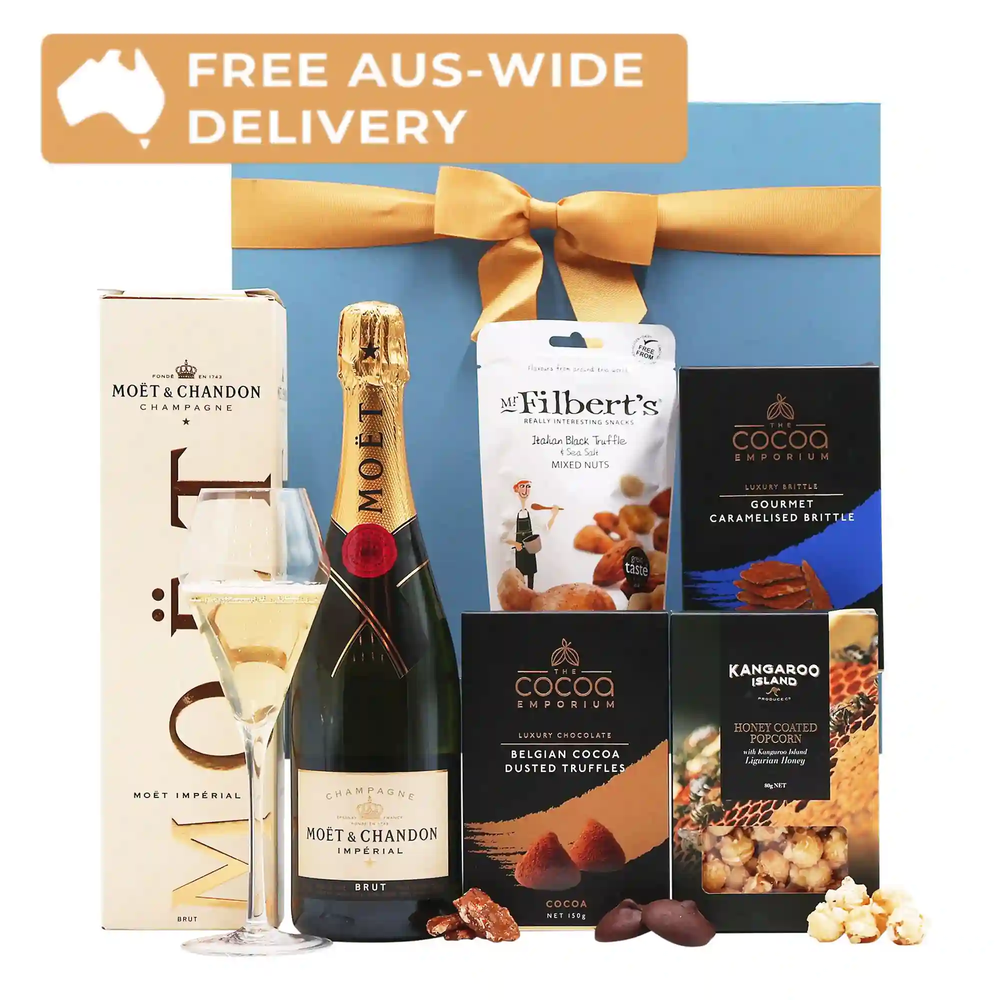 Gourmet Goodies With Moet & Chandon Champagne Hamper