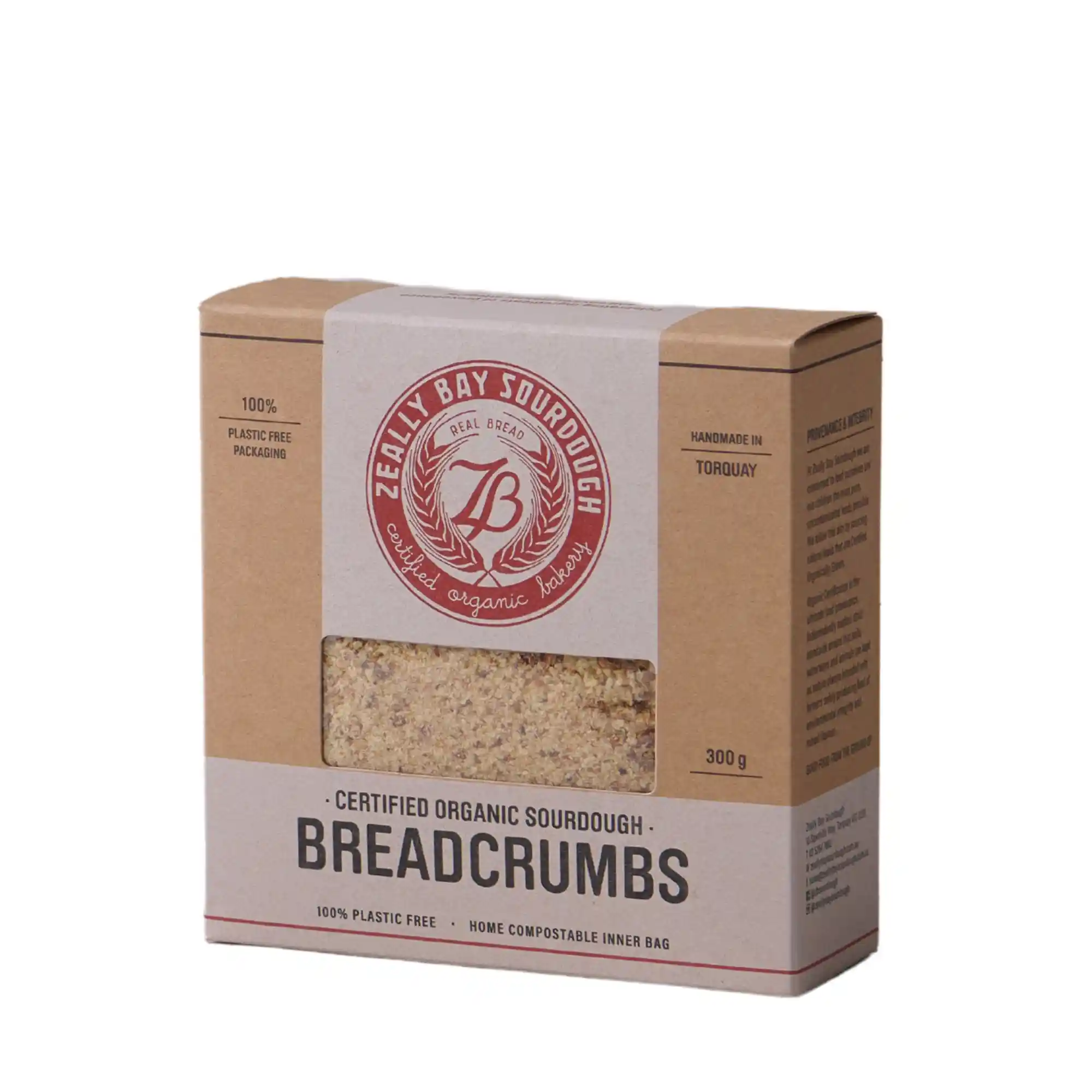 Zeally Bay Sourdough Certified Organic Sourdough Breadcrumbs 300g