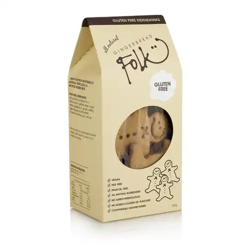 Gingerbread Folk Gluten Free Kiddiewinks 225g