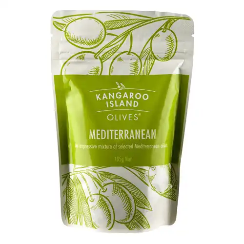 Kangaroo Island Olives - Mediterranean Olives 185g