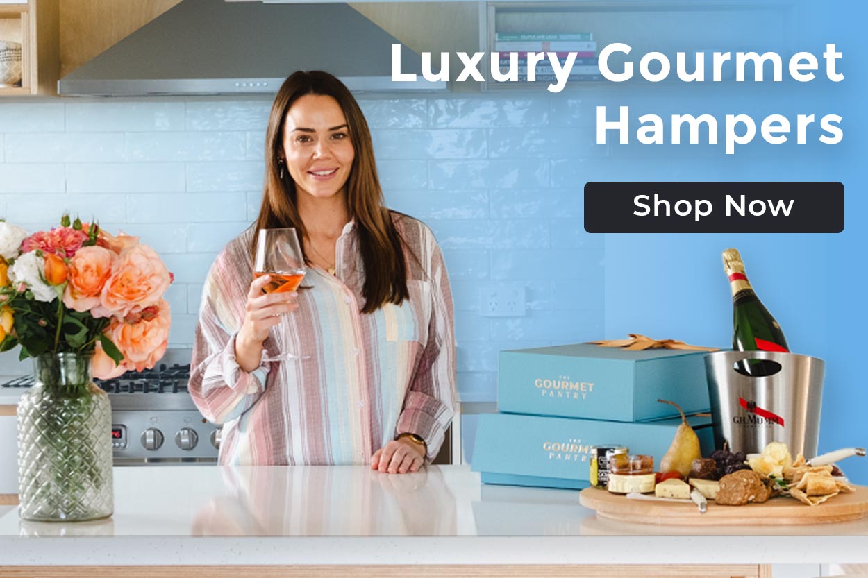 The Gourmet Pantry Header Image / - Blue Gradient Luxury Gourmet Hampers (m)