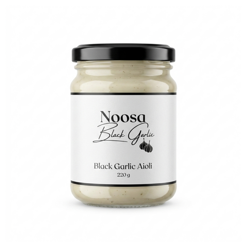 Noosa Black Garlic - Black Garlic Aioli (220g)