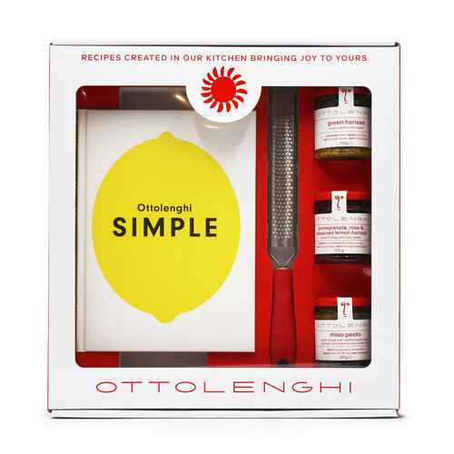 Ottolenghi SIMPLE Book, Grater & Pantry Gift Set 510g