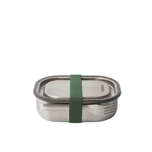 Black+Blum Lunch Box .6L Stainless Steel Olive
