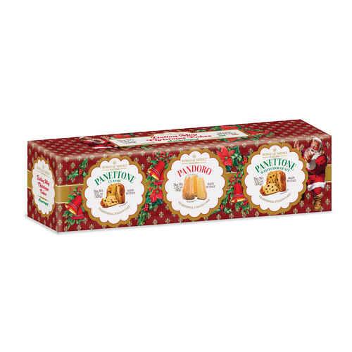 Borgo de Medici Assortment of 3 Mini Panettone Cakes (280g)