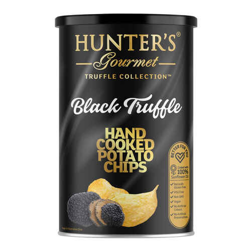 Hunter's Gourmet Hand Cooked Potato Chips Truffle Collection - Black T
