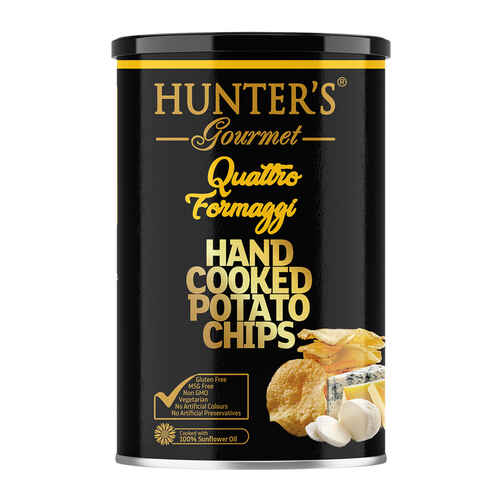 Hunter's Gourmet Hand Cooked Potato Chips Gold Collection - Quattro Fo