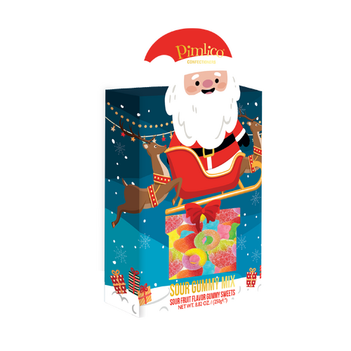 Pimlico Sour Gummy Mix Santa Sledge Box (250g)