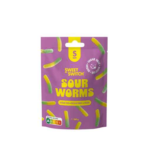 Sweet-Switch Sour Worms (100g)