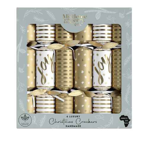 Mistletoe & Merry Luxury - Metallics Gold Joy Crackers