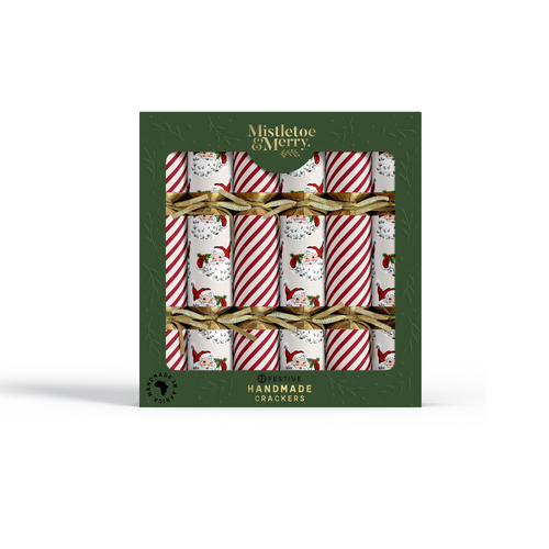 Mistletoe & Merry - Festive 12's - Nostalgic Santa & Stripes 12