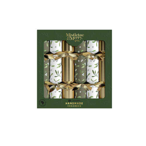 Mistletoe & Merry - Luxury - Gold & Green Mistletoe 14
