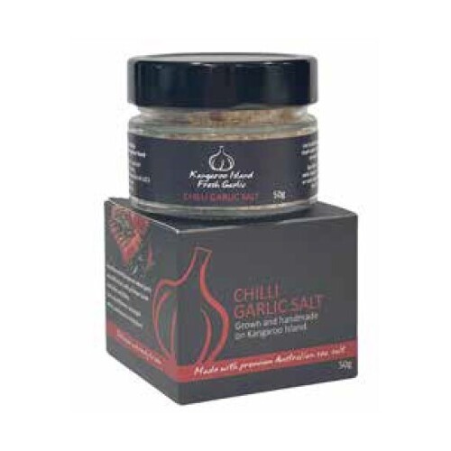 Kangaroo Island Fresh Garlic - Chilli Garlic Salt Flakes (50g)