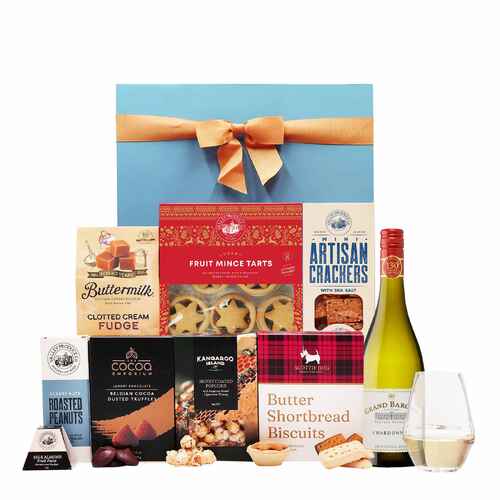 Château Tanunda Grand Barossa Chardonnay & Christmas Nibbles Hamper