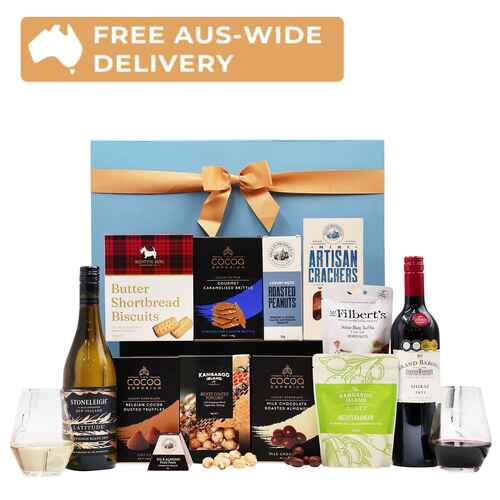 Ultimate Gourmet Hamper with Château Tanunda Grand Barossa Shiraz & Wh