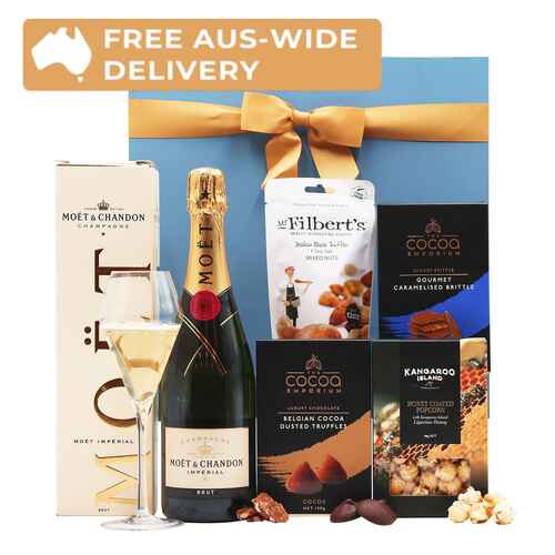 Gourmet Goodies With Moet & Chandon Champagne Hamper