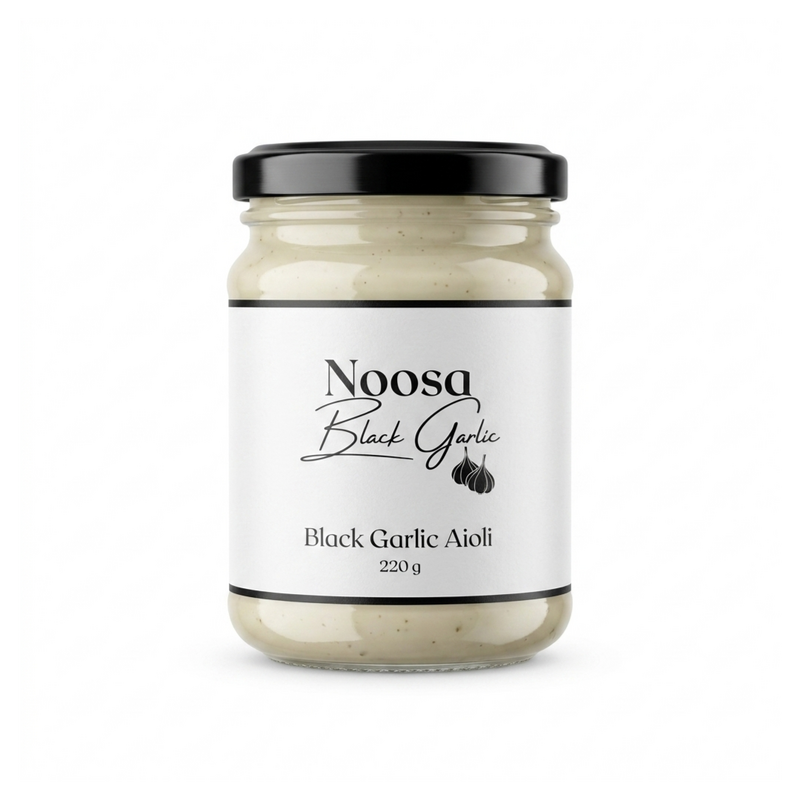 Noosa Black Garlic - Black Garlic Aioli (220g)