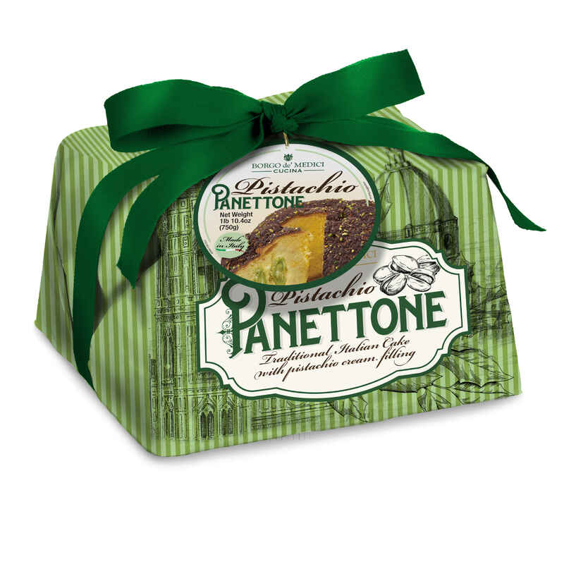 Borgo Panettone Pistachio Cream Filled Cake (750g)