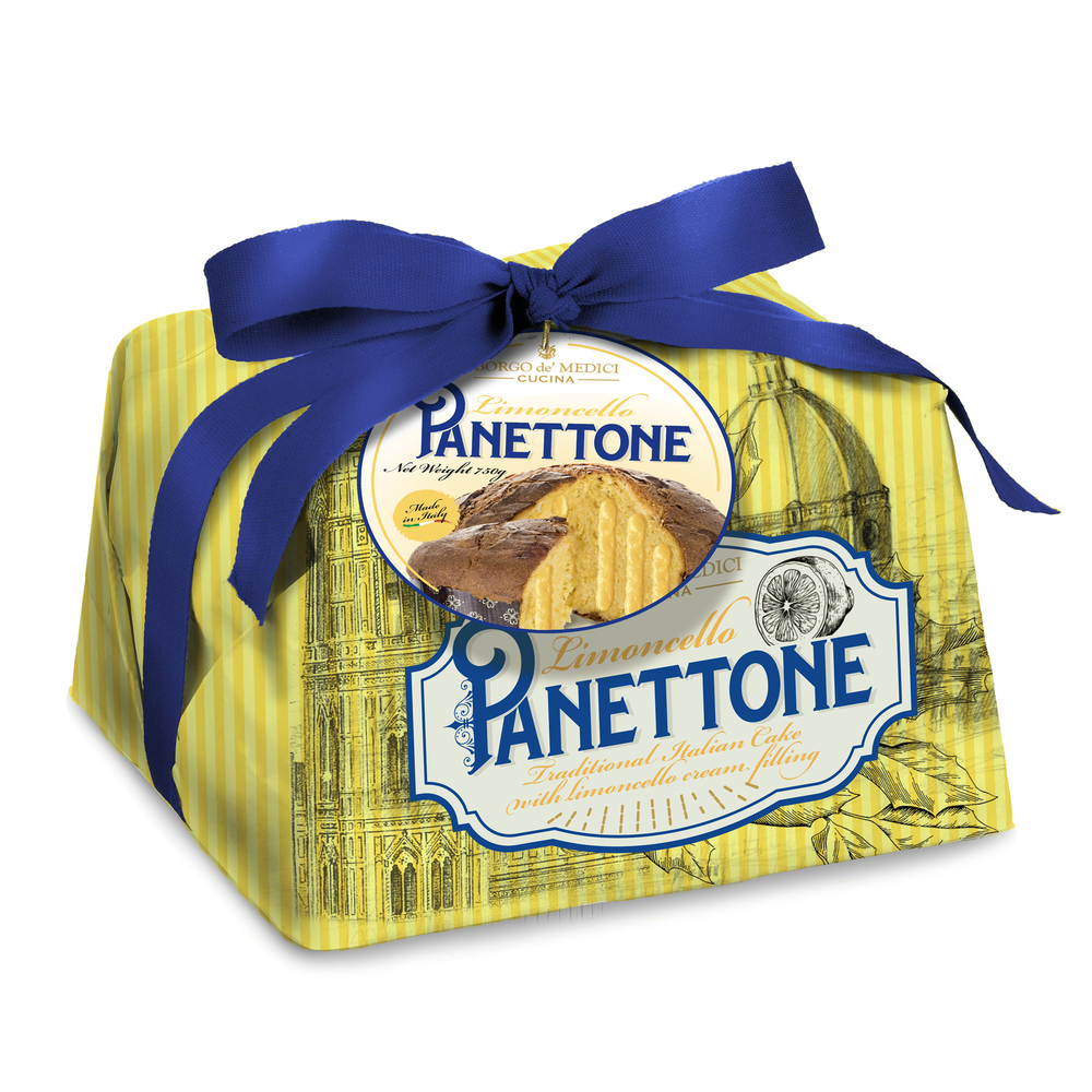 Borgo Panettone Limoncello Cream Filled Cake (750g)
