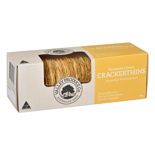 VPC Crackerthins Parmesan Cheese 100g