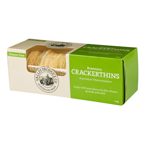 VPC Crackerthins Gluten Free Rosemary 100g 