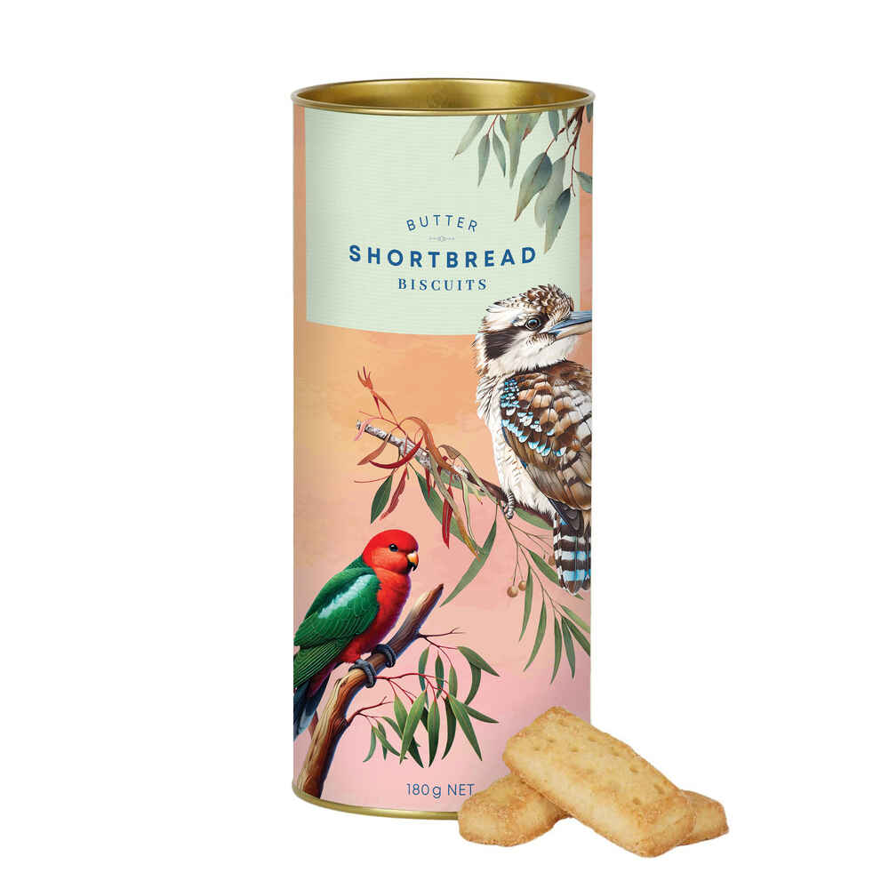 VPC Shortbread Tube - Aussie Birds Kookaburra (180g)