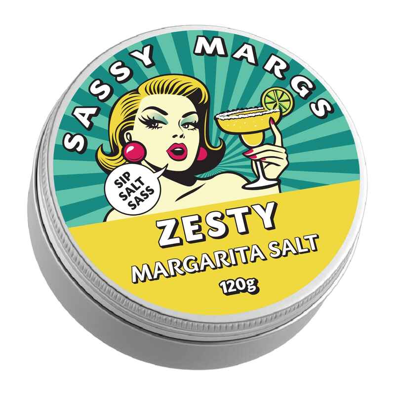 Sassy Marg's Margarita Salt - Zesty (120g)
