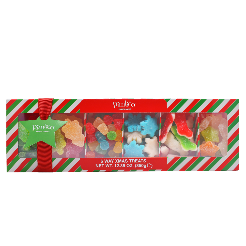 Pimlico 6 Way Xmas Treats Box - Elves (350g)