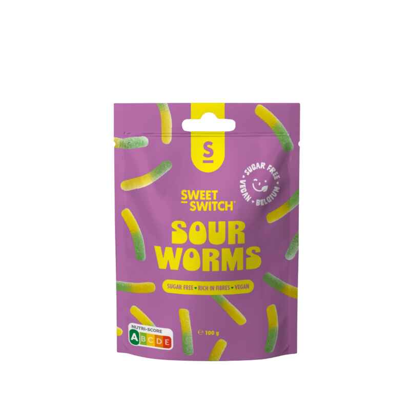 Sweet-Switch Sour Worms (100g)