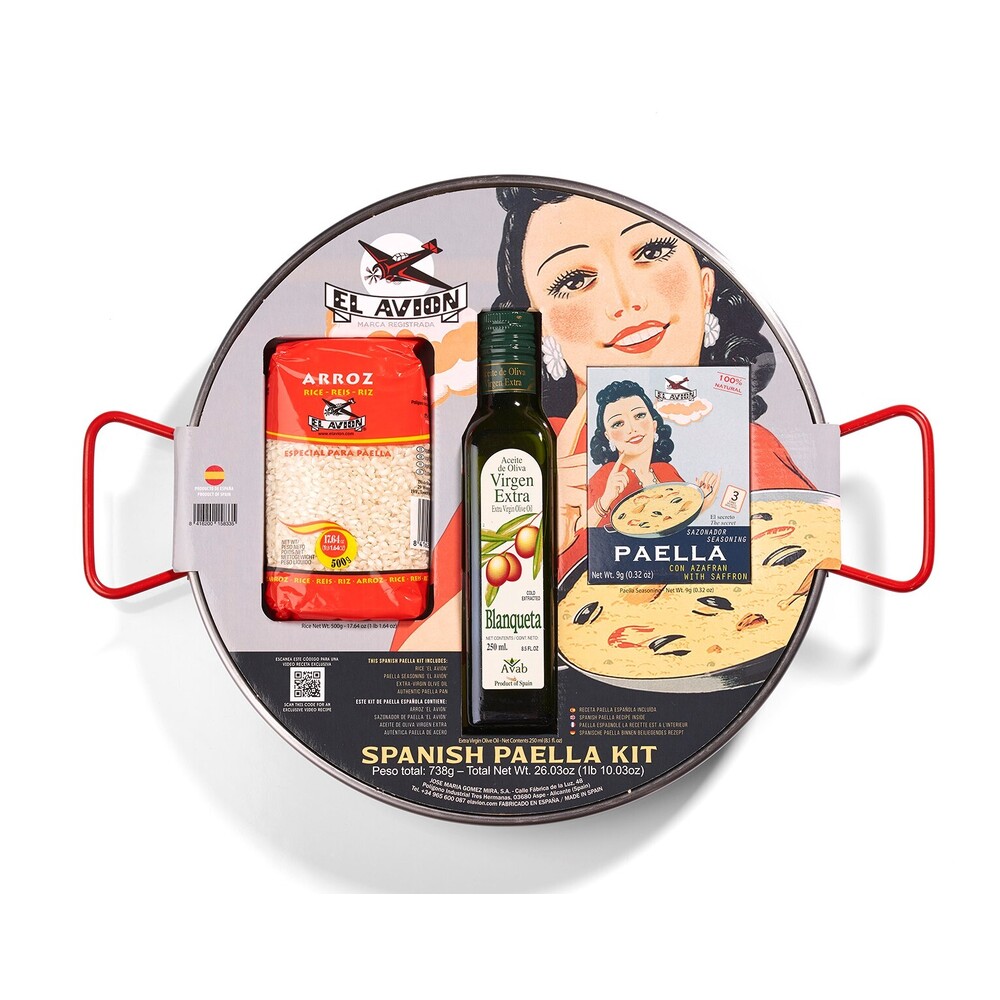 El Avion Paella Kit (4 Serves) Polished 527g