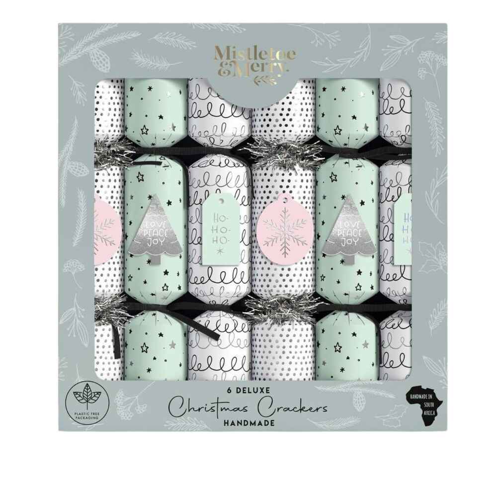 Mistletoe & Merry Deluxe - Fun & Playful Patterns Crackers