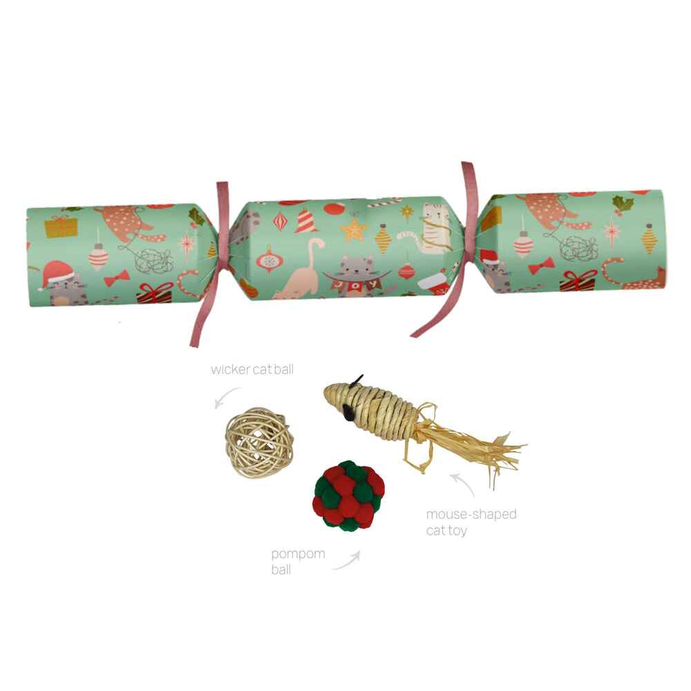 Mistletoe & Merry Pets - Cat Christmas Cracker