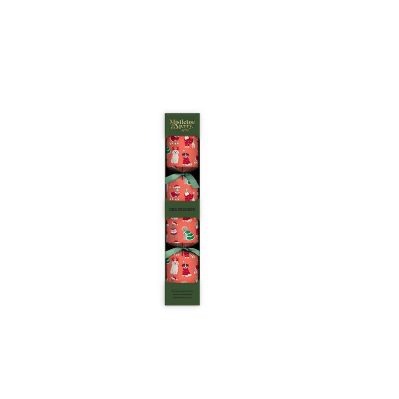 Mistletoe & Merry Pet Christmas Cracker - Dog