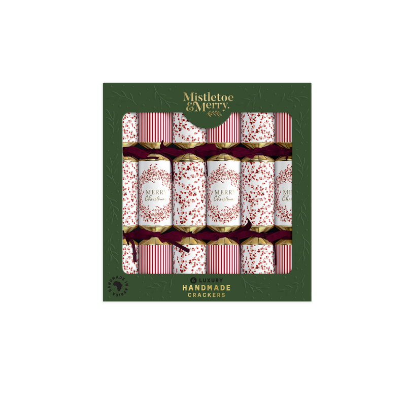 Mistletoe & Merry - Luxury - Berry & Stripe 14