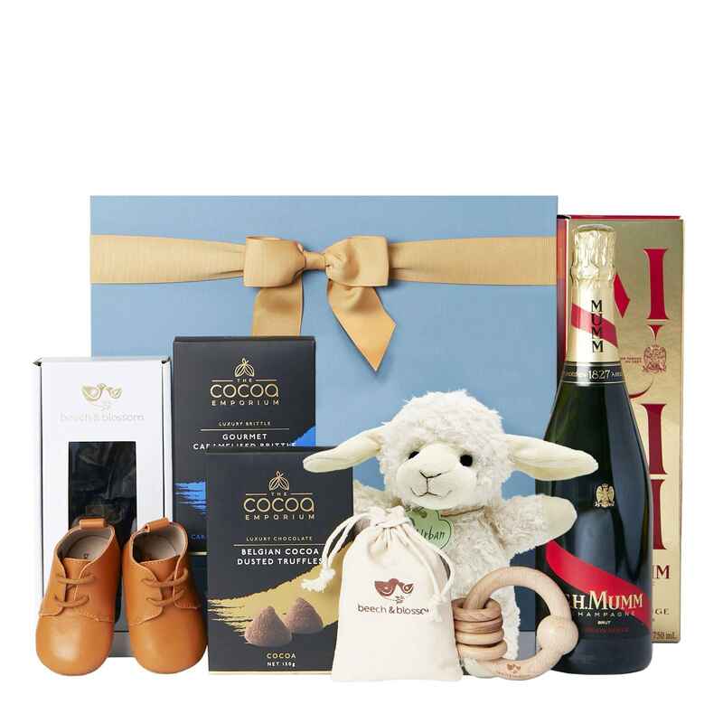 Ultimate Baby Welcome with G.H.Mumm Champagne Baby Hamper