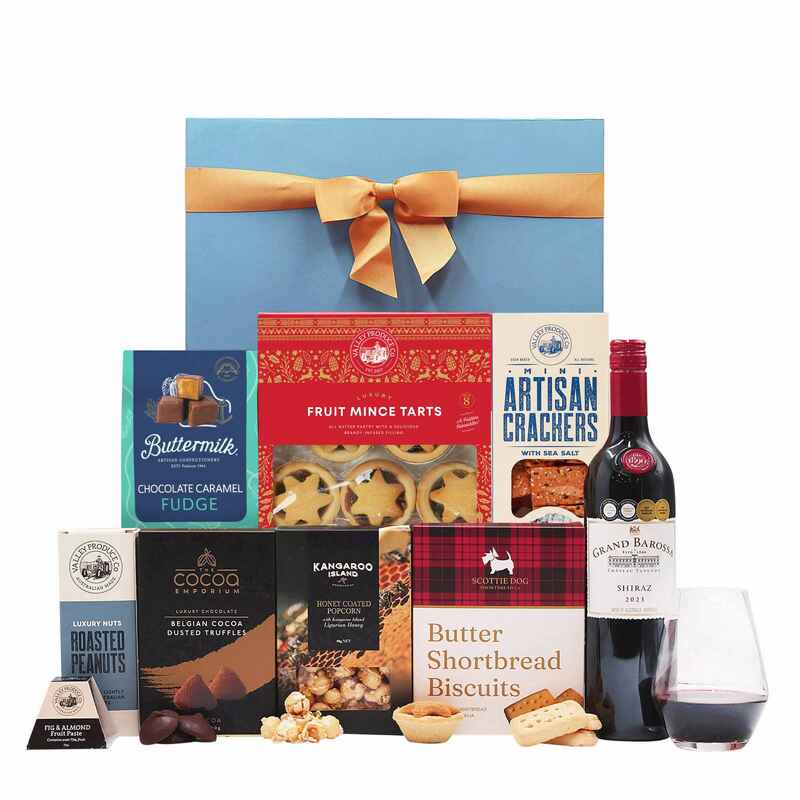 Château Tanunda Grand Barossa Shiraz & Christmas Nibbles Hamper