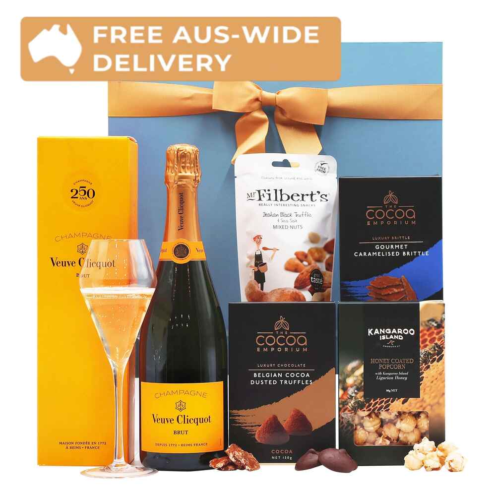 Gourmet Goodies With Veuve Clicquot Champagne Hamper